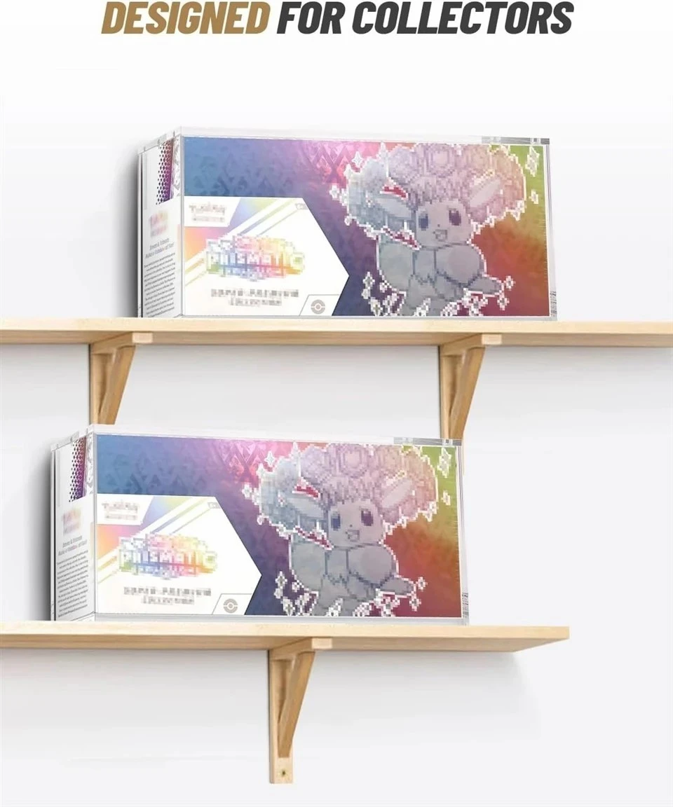 Prismatic Evolutions Super Premium Collection Box Acrylic Display Case best
