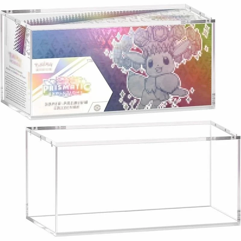 Prismatic Evolutions Super Premium Collection Box Acrylic Display Case